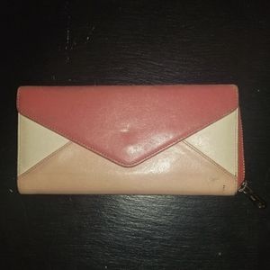 πChloe Pink Patchwork Long Walletπ